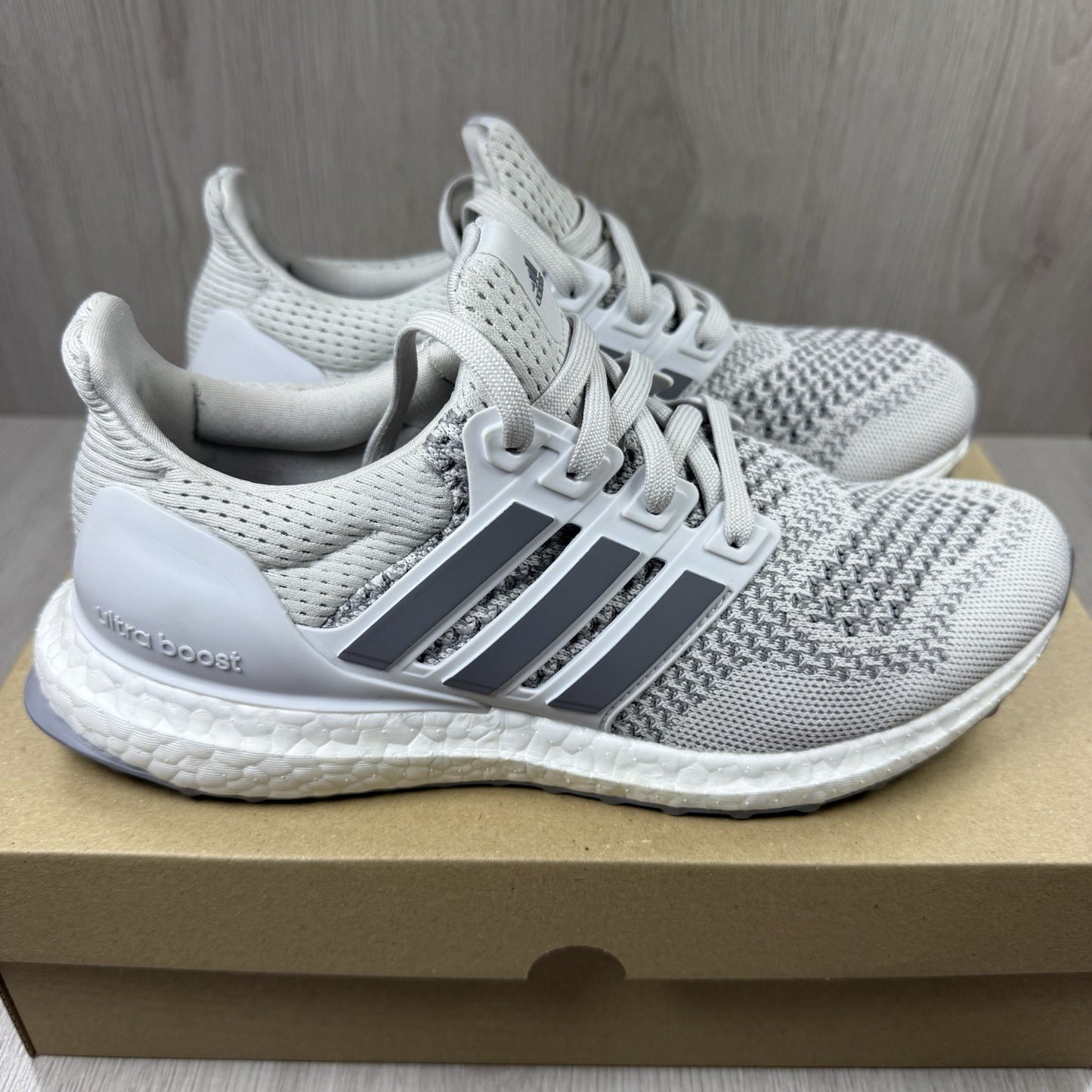 Adidas Ultra Boost 1.0 Trainers Grey One Cloud White Size UK5 US6.5 EU38 HQ4205