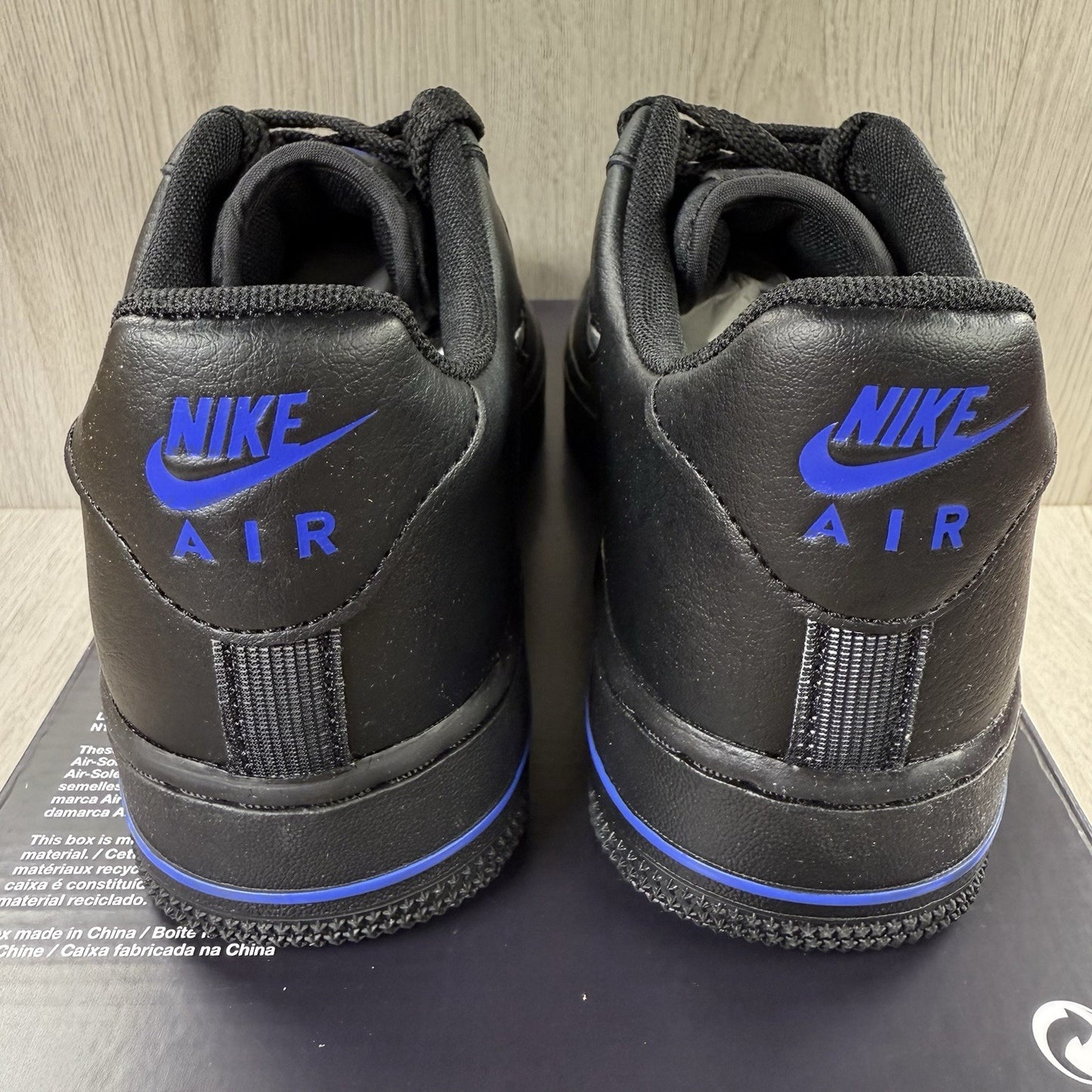 Nike Air Force 1 Jewel Trainers Black Grey Blue Size UK5.5 US6 EU38.5 CT3438-002