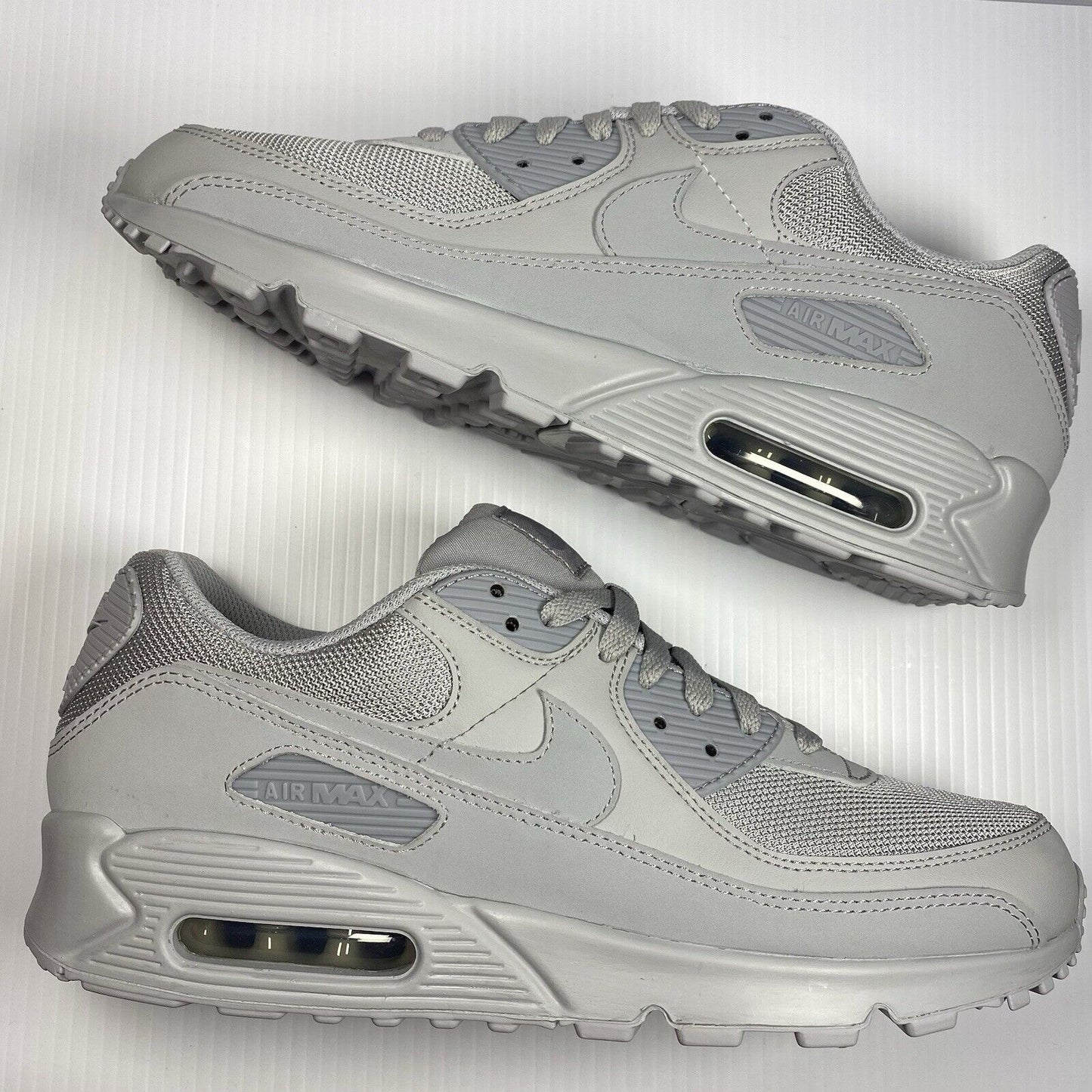 Nike Air Max 90 Mens Trainers Wolf Grey UK10.5 US11.5 EU45.5 CN8490-001 2022 NEW