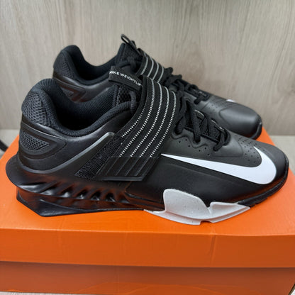 Nike Savaleos Weightlifting Shoes Black White Size UK8 US9 EU42.5 CV5708-010