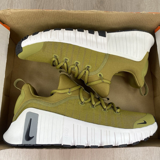 Nike Free Metcon 6 Trainers Pacific Moss Grey Size UK7 US8 EU41 FJ7127-300 🆕✅