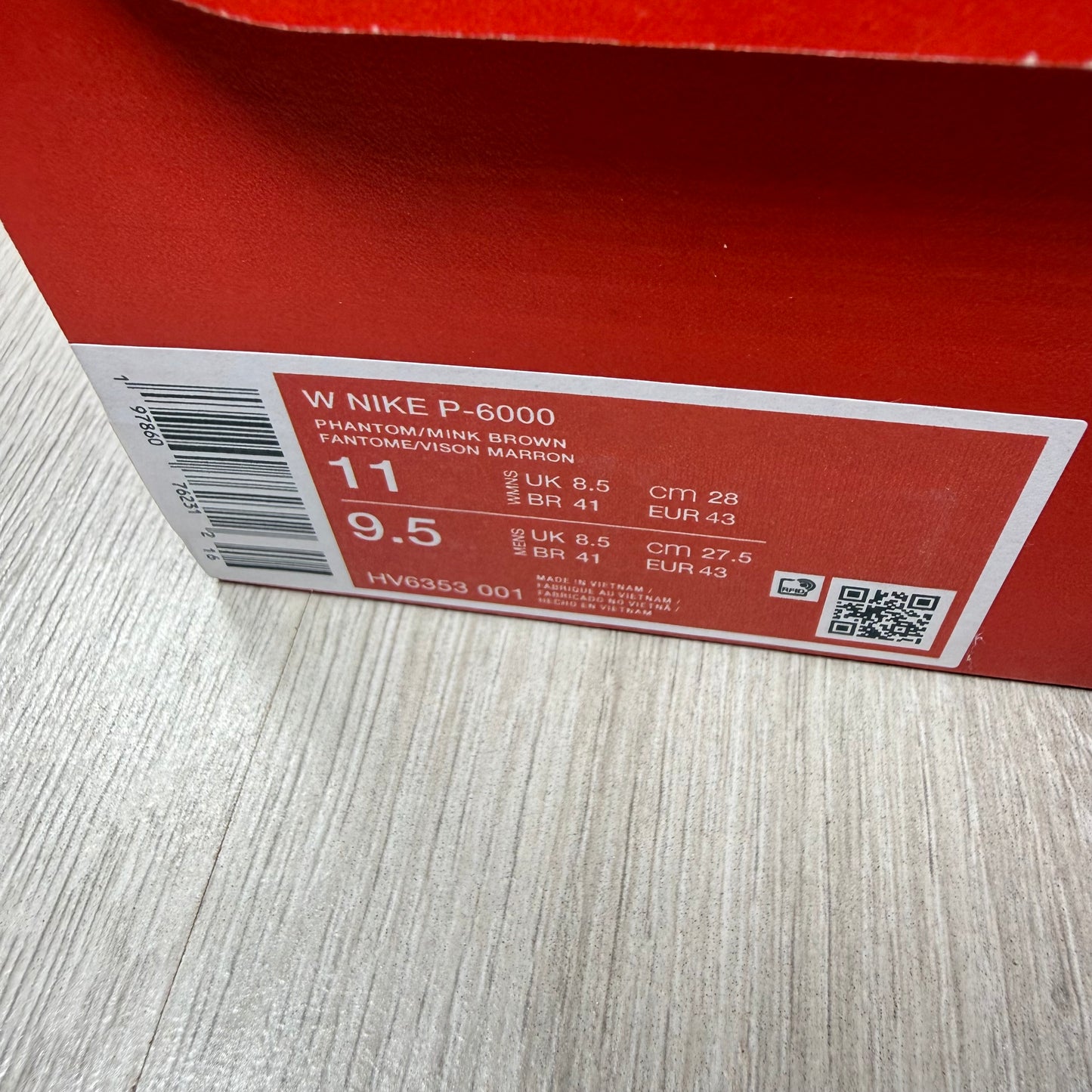 Nike P-6000 Phantom Mink Brown