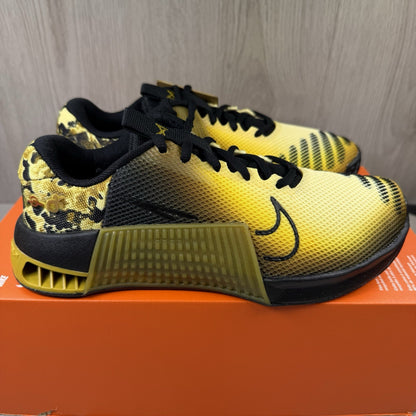 Nike Metcon 9 AMP Trainers Bronzine Citron Tint UK6 US6.5 EU39 DZ2616-002
