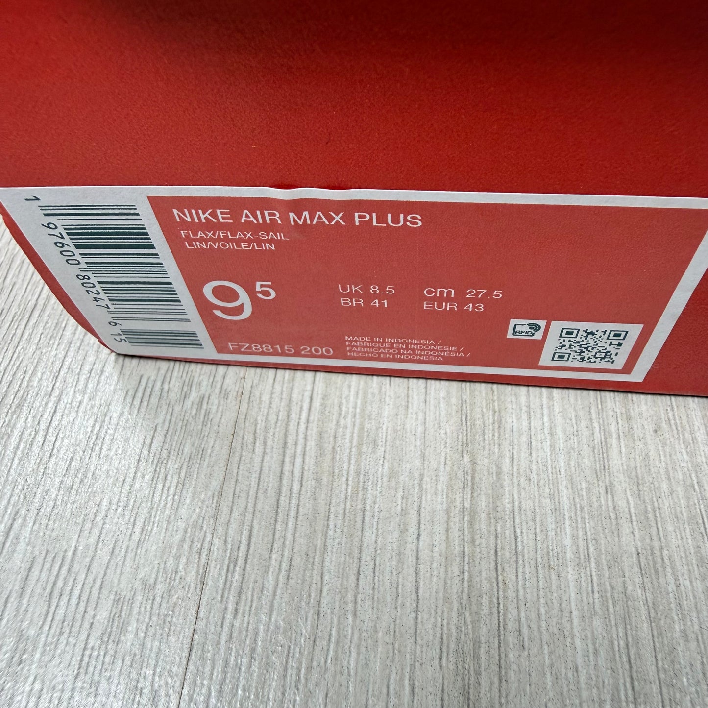 Nike Air Max Plus TN Flax Sail