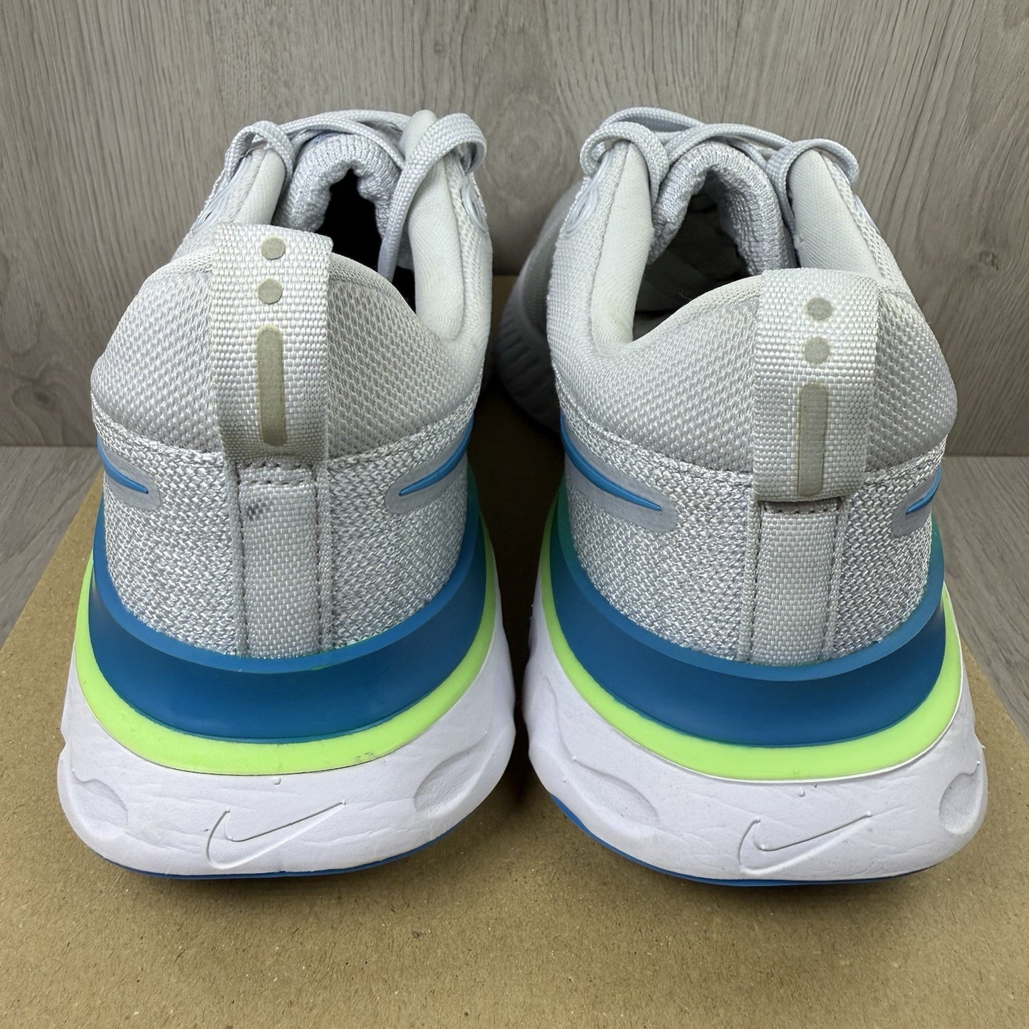 Nike React Infinity Run Flyknit 2 Trainers Blue UK6.5 US7.5 EU40.5 CT2357-007