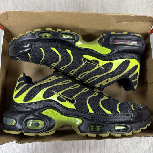 Nike TN Air Max Plus Trainers Black Moss Size UK6.5 US7.5 EU40.5 DM0032-010