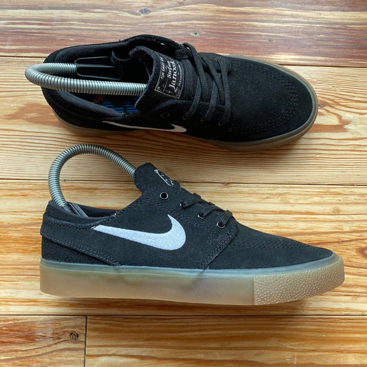 Nike Stefan Janoski Kids Trainers Black Gum UK3.5 US4 EU36 AQ7475-003 2019 NEW