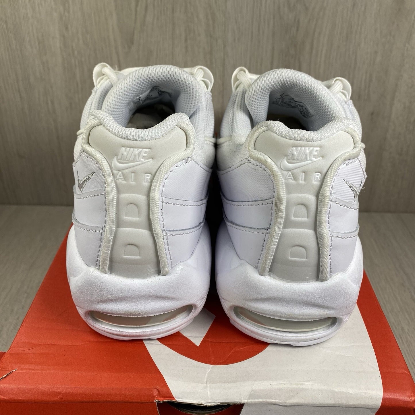 Nike Air Max 95 Trainers Triple White UK6 US7 EU40 CT1268-100