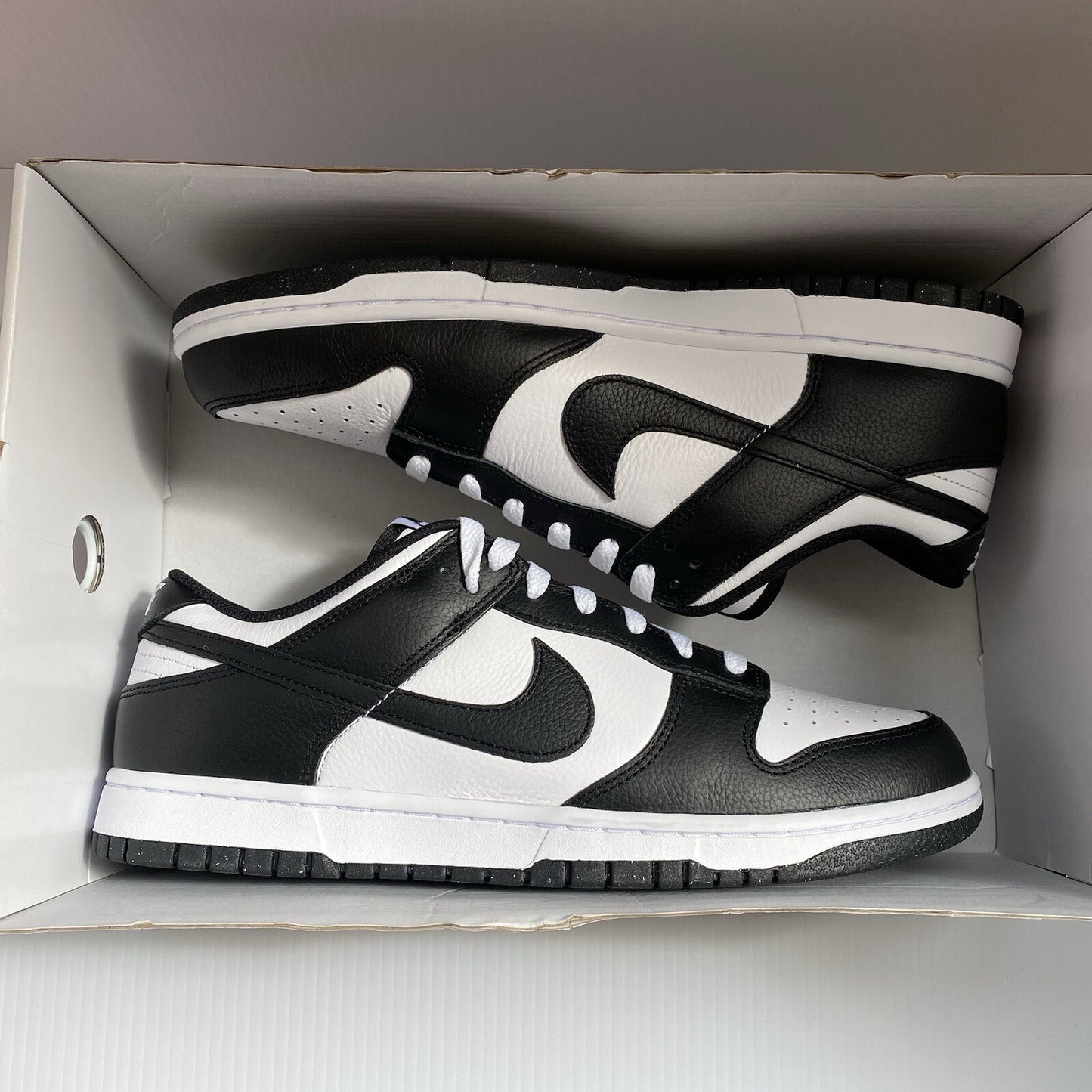 Nike Dunk Low ID Trainers Shoes Panda Size UK10.5 US11.5 EU45.5 D07413-991 NEW