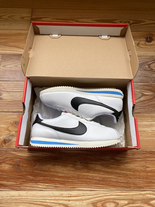 Nike Classic Cortez Mens Trainers White Leather UK6 US7 EU40 DM4044100 NEW