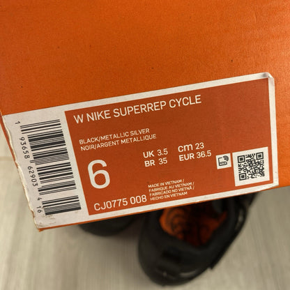 Nike Superrep Cycle Trainers Shoes Black Size UK3.5 US6 EU36.5 CJ0775-008