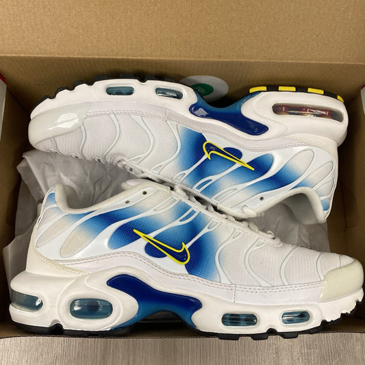 Nike TN Air Max Plus Trainers Spray Paint Blue Size UK7 US8 EU41 DX8962-100