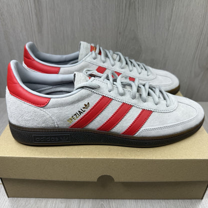 Adidas Originals Spezial Trainers Grey Red Size UK10 US10.5 EU44 2/3 EF5747