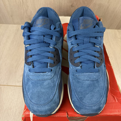Nike Air Max 90 Trainers LTR Brigade Blue White Size UK4 US6.5 EU37.5 768887-401