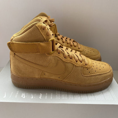 Nike Air Force 1 High Kids Trainers Wheat UK5 US5.5 EU38 CK0262-700 2023 NEW