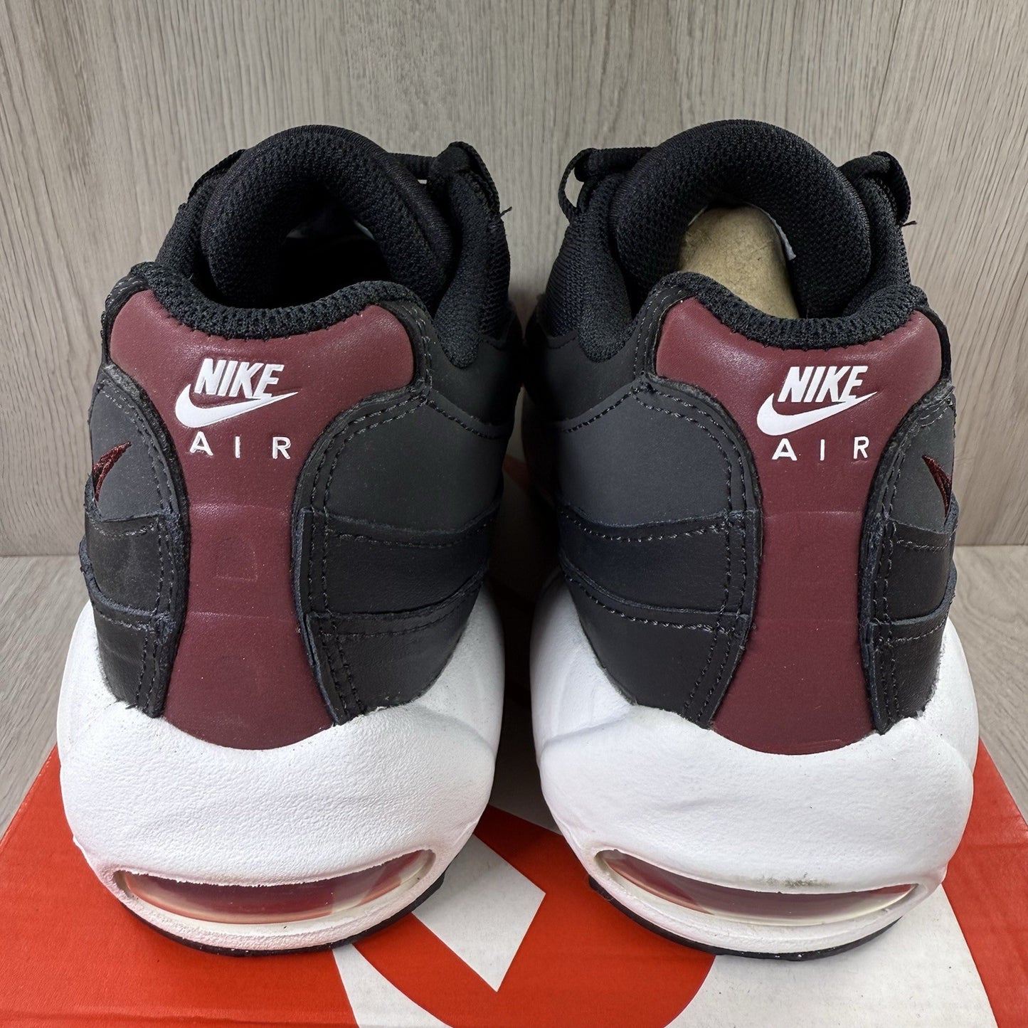 Nike Air Max 95 Recraft Trainers Anthracite Red Size UK6 US6.5 EU39 CJ3906-015