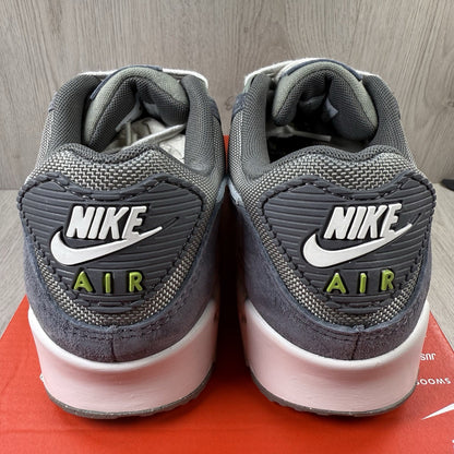 Nike Air Max 90 Trainers Premium Iron Grey Size UK4 US4.5 EU36.5 HJ3989-001