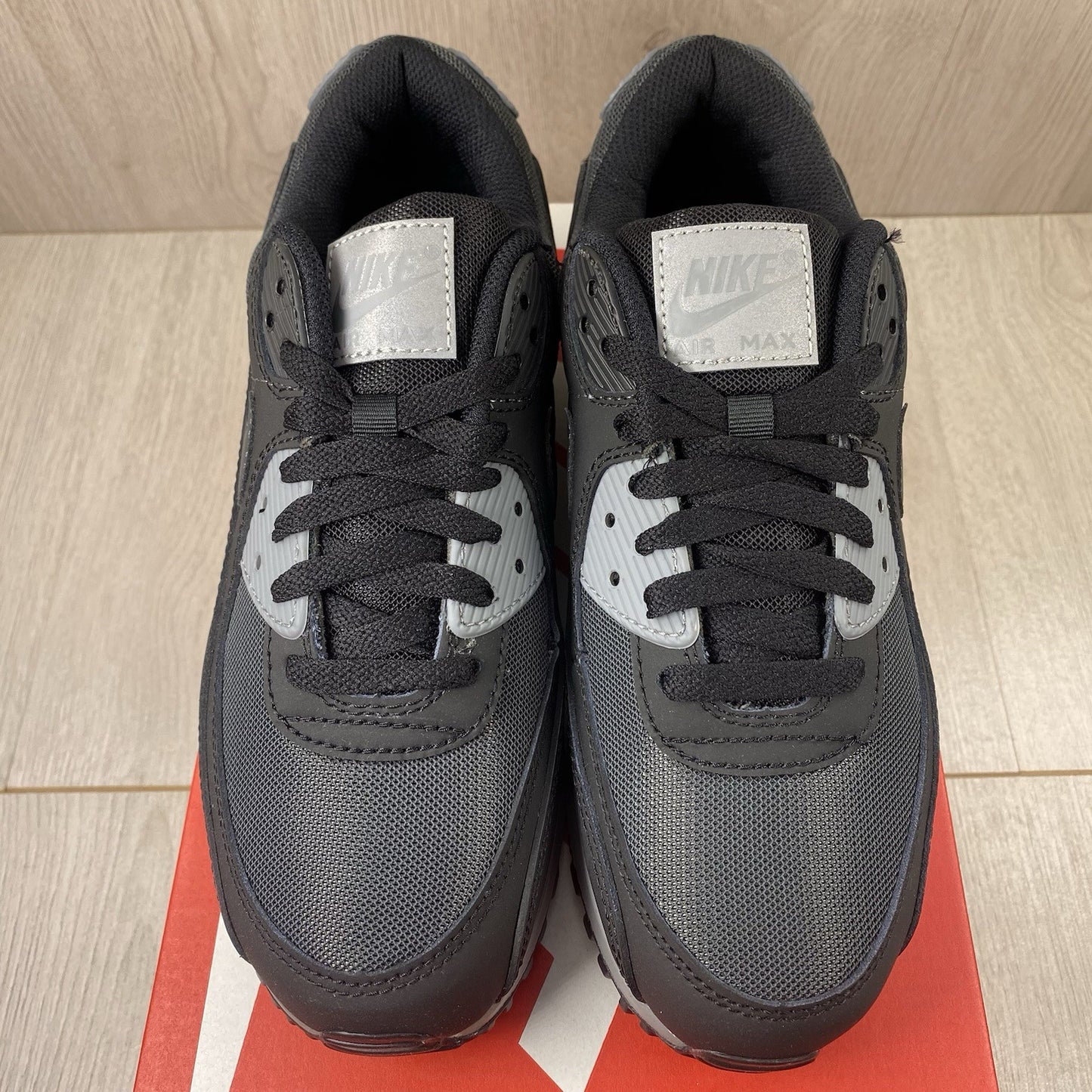 Nike Air Max 90 Trainers Black Anthracite Grey Size UK6 US7 EU40 HM0625-001