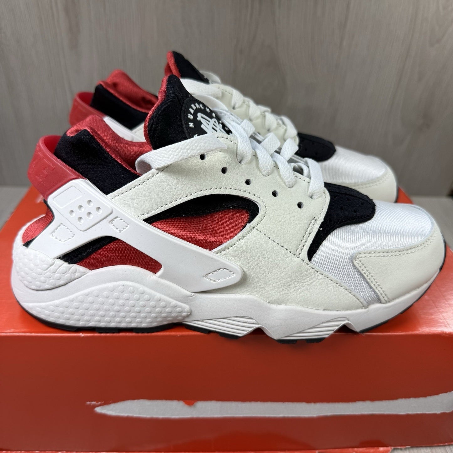 Nike Air Huarache Trainers Sail Bred White Size UK5.5 US8 EU39 DH4439-103