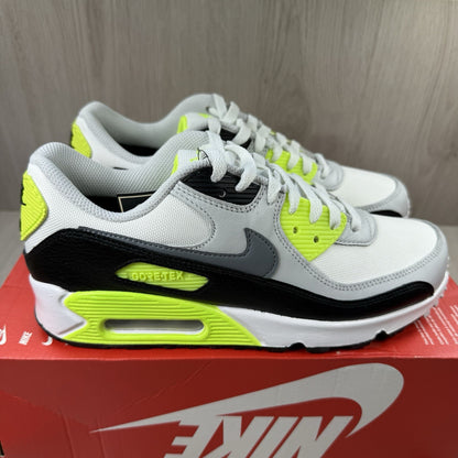 Nike Air Max 90 Gore-Tex Trainers White Grey Volt UK7.5 US8.5 EU42 FD5810-102