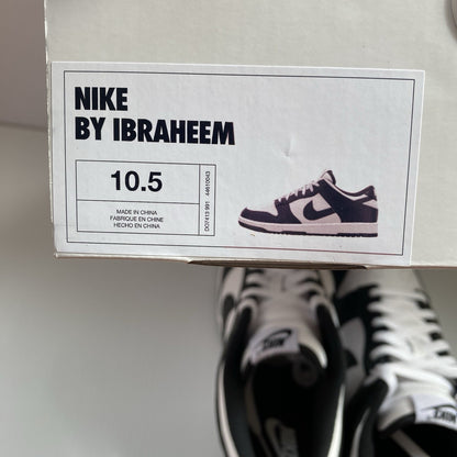 Nike Dunk Low ID Trainers Shoes Panda Size UK10.5 US11.5 EU45.5 D07413-991 NEW
