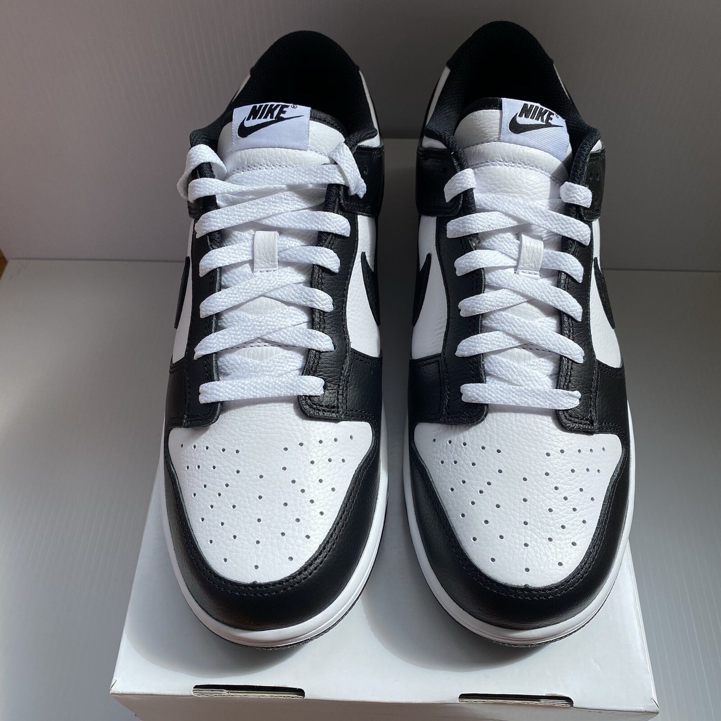 Nike Dunk Low ID Trainers Shoes Panda Size UK10.5 US11.5 EU45.5 D07413-991 NEW