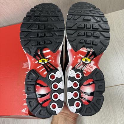Nike Air Max Plus TN Trainers Fire White Red Size UK5 US5.5 EU38 FD9768-100