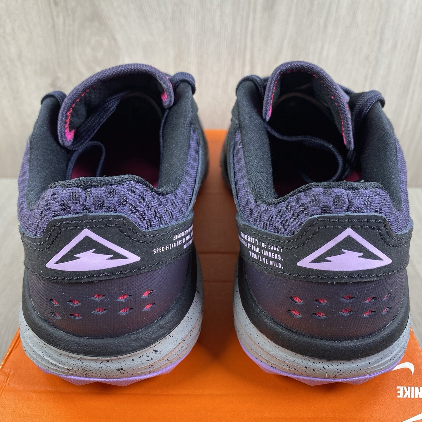 Nike Juniper Trail Trainers Black Pink Size UK3.5 US6 EU36.5 CW3809-014