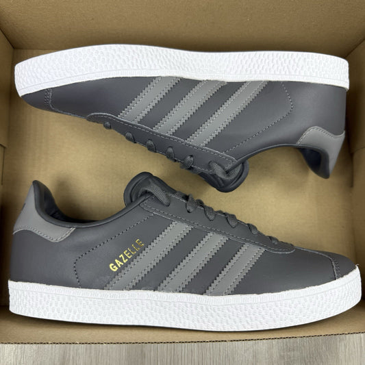 Adidas Originals Gazelle Trainers Grey White Size UK4.5 US5 EU37 1/3 GY8178