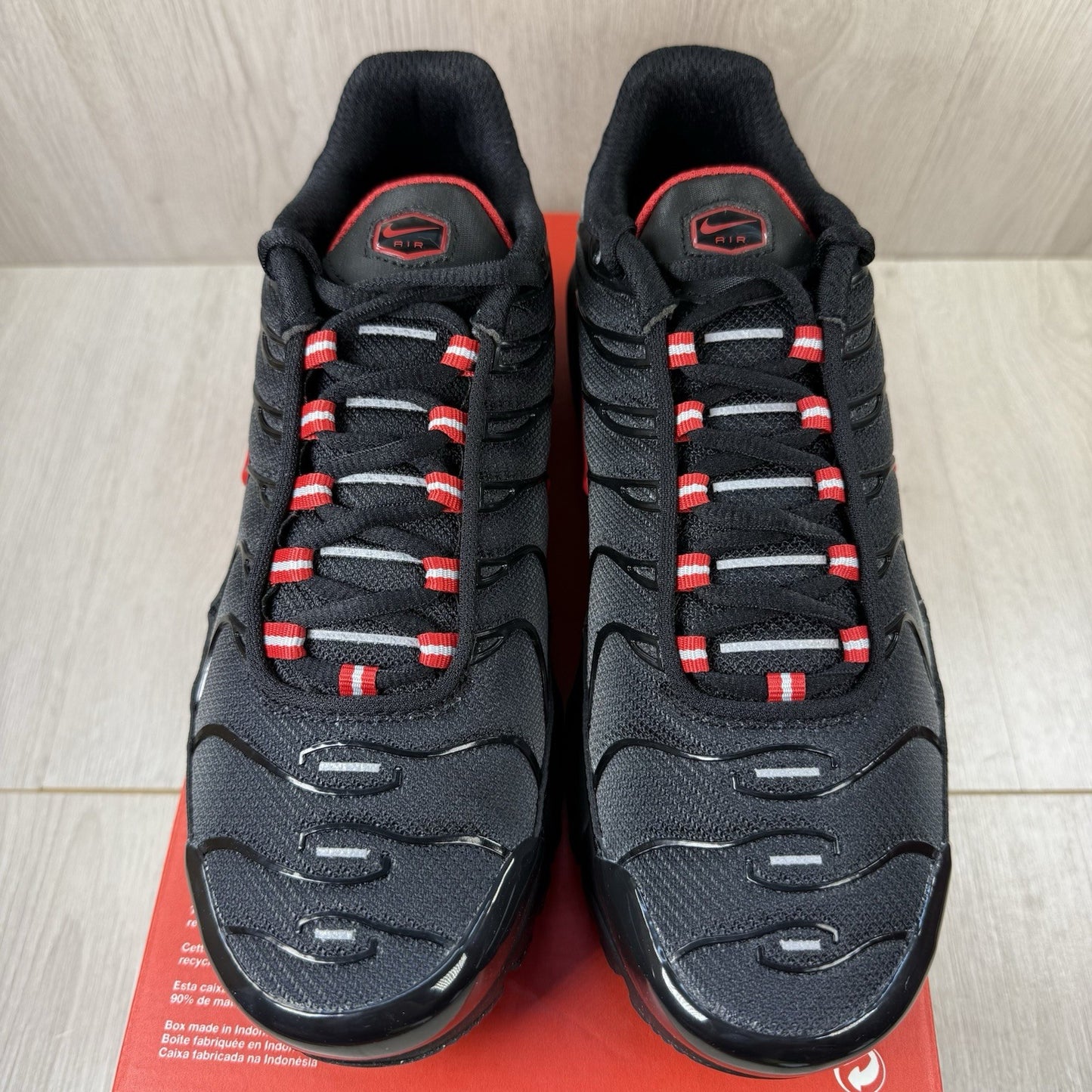 Nike TN Air Max Plus Trainers Black Gradient Red UK6.5 US7.5 EU40.5 CI2299-001 ✅