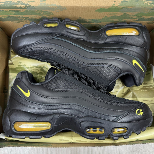 Nike Corteiz Air Max 95 Honey Black Yellow Size UK6.5 US7.5 EU40.5 FB2709-003