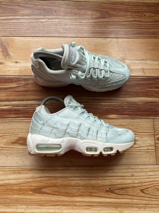 Nike Air Max 95 Womens Trainers Turquoise White UK4 US6.5 EU37.5 919491-301 2017