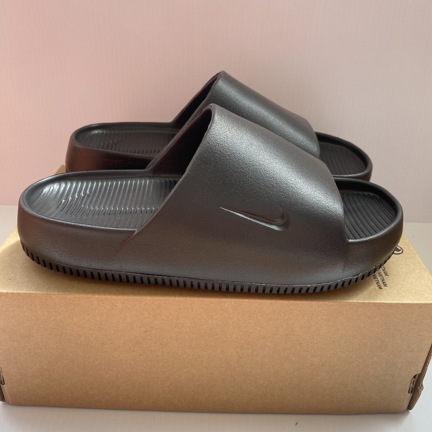 Nike Calm Slide Sandal Sliders Black Size UK4.5 US7 EU38 DX4816-001 NEW