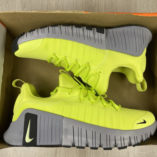 Nike Free Metcon 6 Trainers Light Lemon Twist Size UK7 US8 EU41 FJ7127-700 🆕✅