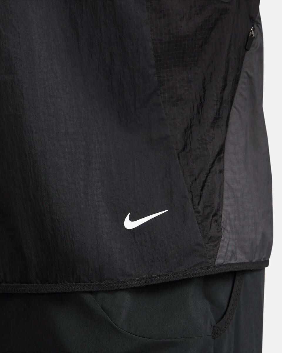 Nike Trail Aireez Running Vest Gilet Black Anthracite Size Small S FN4004-010