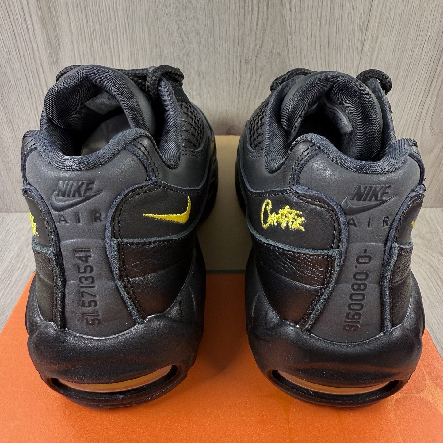 Nike Corteiz Air Max 95 Honey Black Yellow Size UK6.5 US7.5 EU40.5 FB2709-003