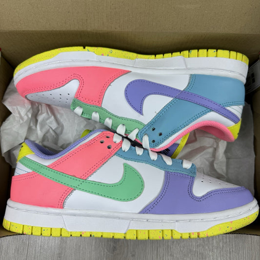 Nike Dunk Low SE Trainers Easter Candy White Size UK3 US5.5 EU36 DD1872-100