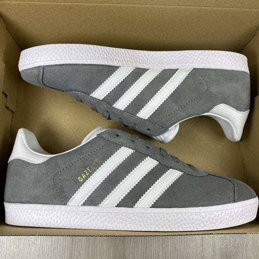Adidas Gazelle Trainers Shoes Grey White Size UK6.5 US7 EU40 FW0716