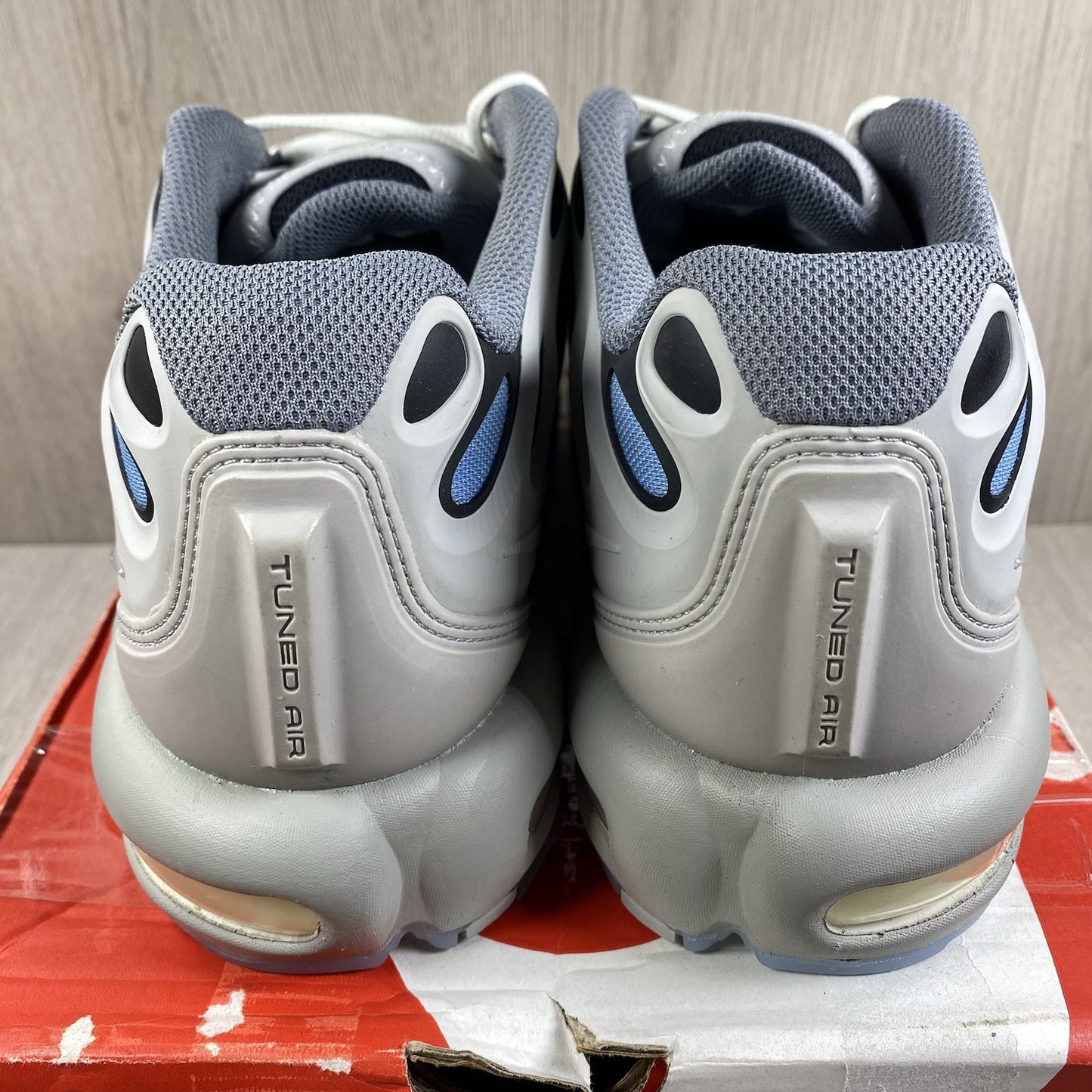 Nike TN Air Max Plus Trainers Light Smoke Grey Size UK9.5 US10.5 FD4290-002