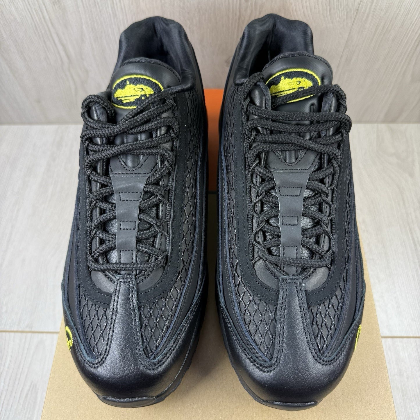 Nike Corteiz Air Max 95 Honey Black Yellow Size UK6.5 US7.5 EU40.5 FB2709-003