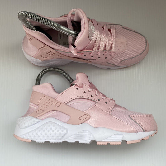 Nike Huarache Run SE Womens Girls Trainers Pink UK3.5 US4 EU36 904538-600 NEW