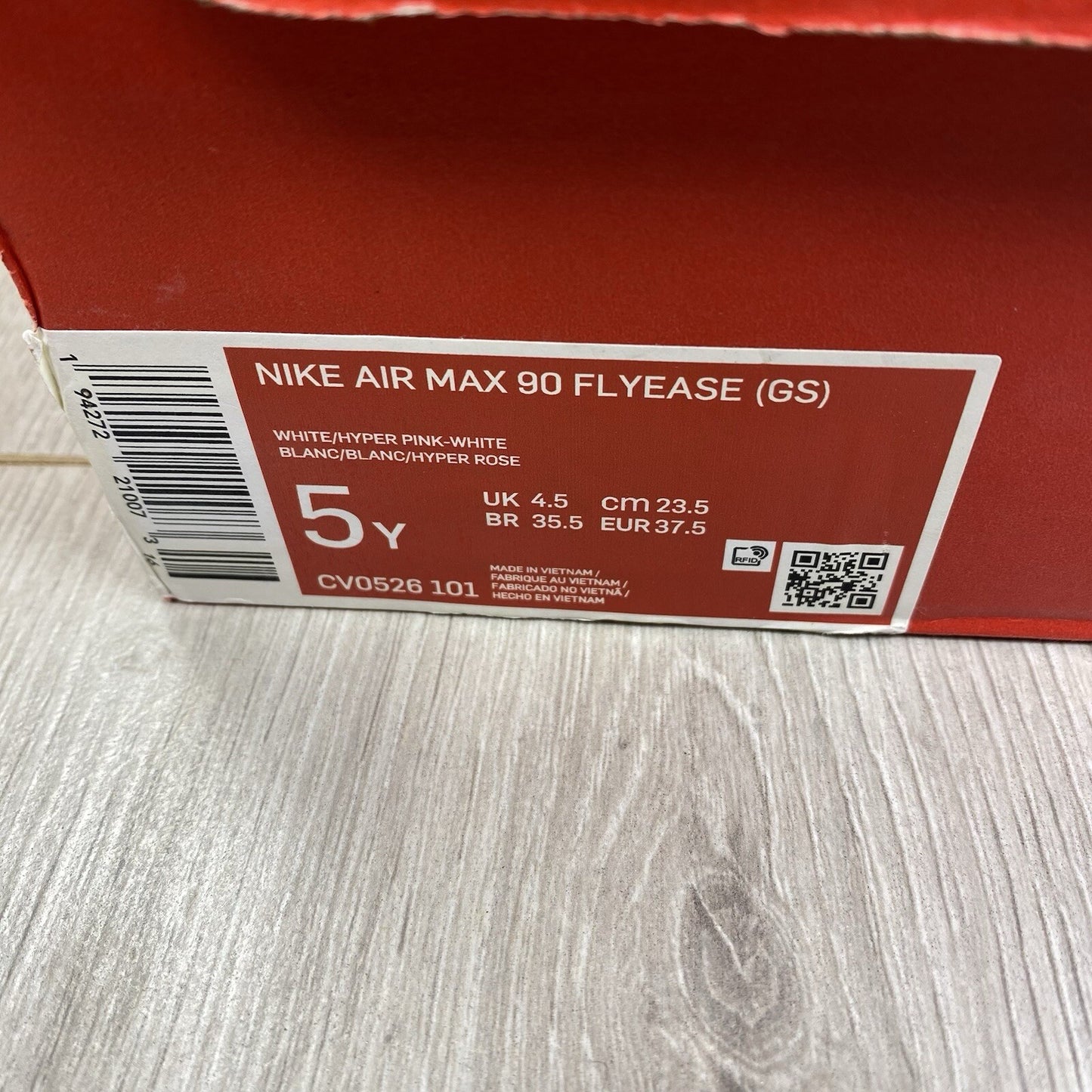 Nike Air Max 90 Flyease Trainers Blue Size UK4.5 US5 EU37.5 CV0526-101 NEW