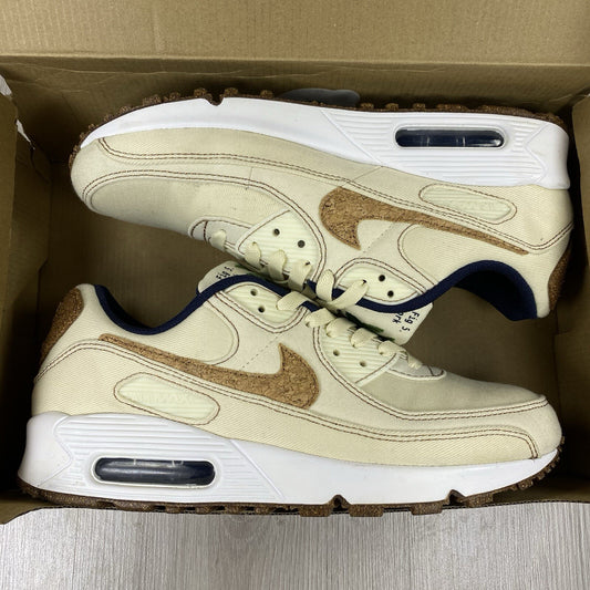 Nike Air Max 90 SE Trainers Cork Coconut Milk Size UK7 US8 EU41 DD0385-100