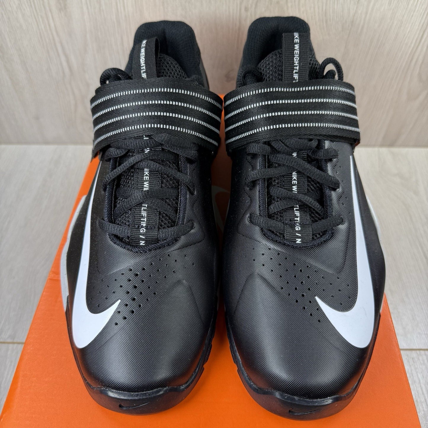 Nike Savaleos Weightlifting Shoes Black White Size UK8 US9 EU42.5 CV5708-010