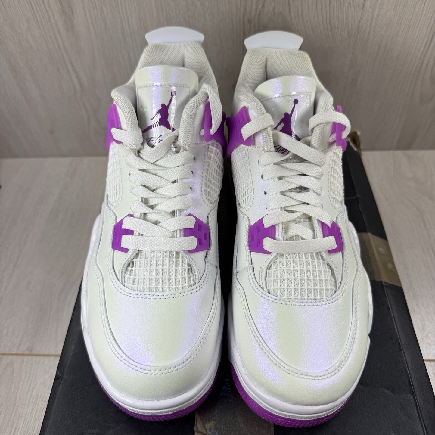 Nike Air Jordan 4 Retro Hyper Violet Trainers Size UK5 US5.5 EU38 FQ1314-151
