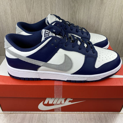 Nike Dunk Low Trainers Midnight Navy Size UK8.5 US9.5 EU43 FD9749-400
