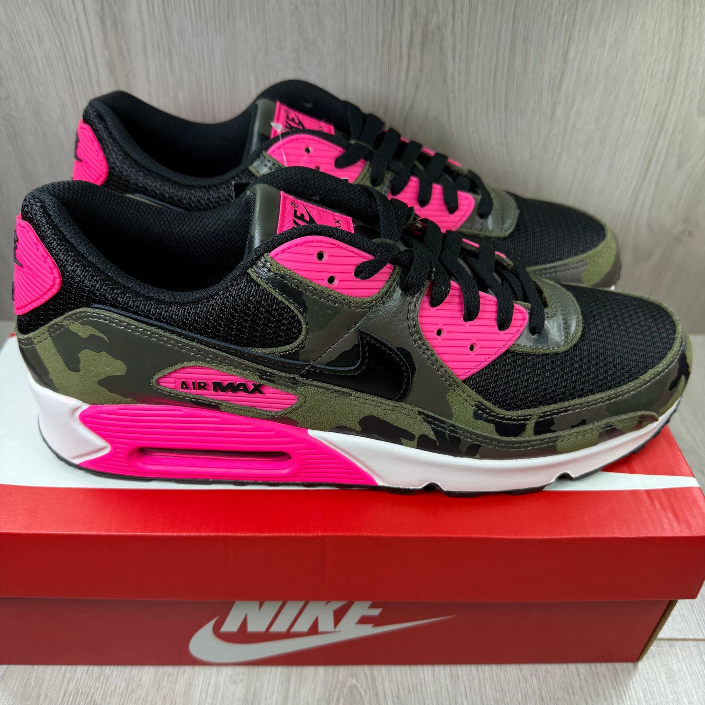 Nike Air Max 90 Premium 'Camo Pack - Sequoia Hyper Pink'