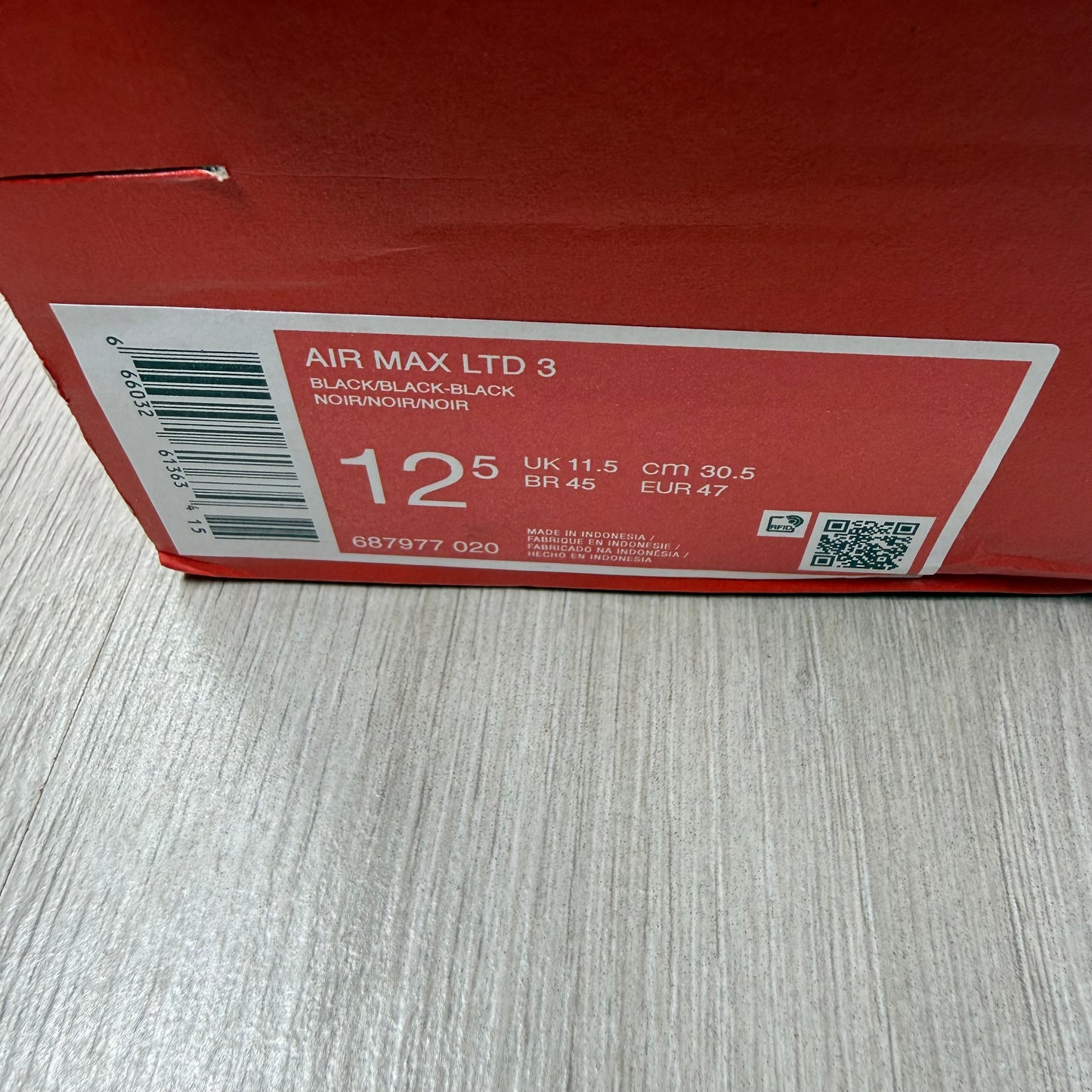 Nike Air Max Limited 3 'Triple Black'