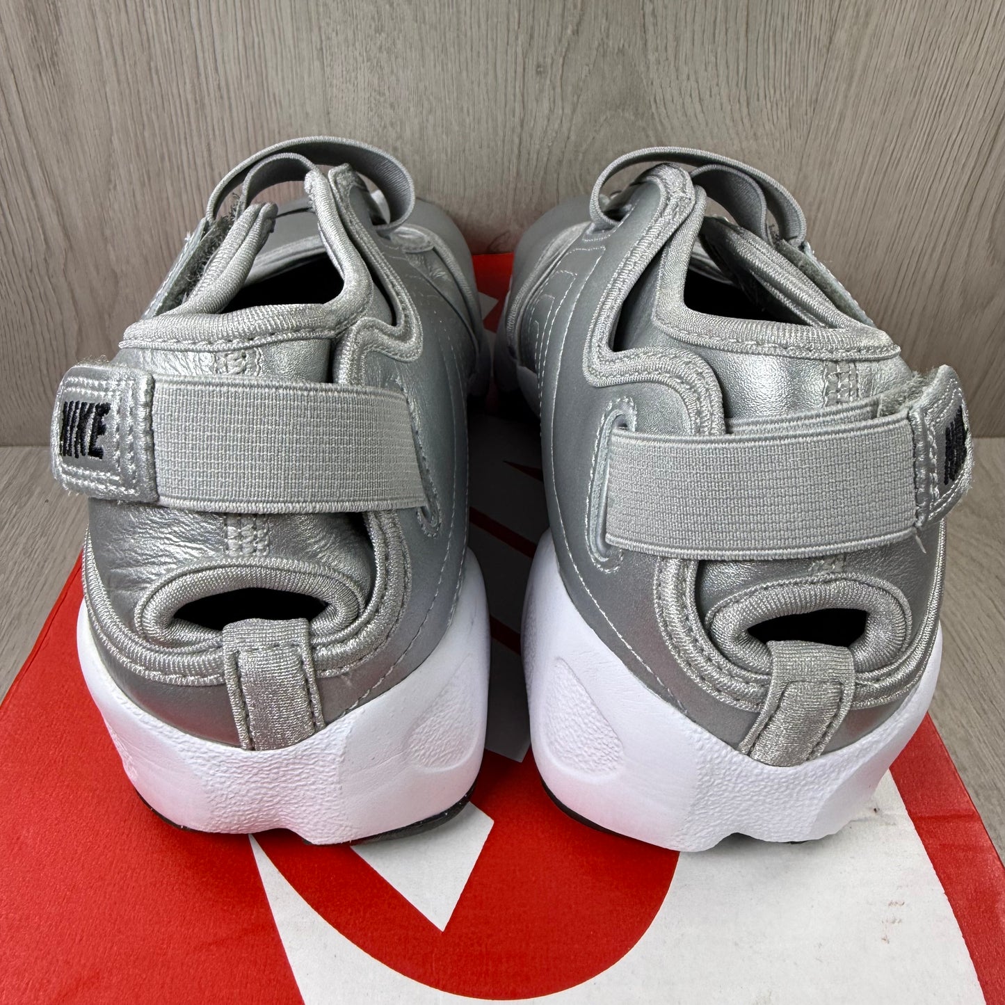 Nike Air Rift Leather Metallic Silver Sail