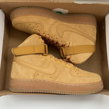 Nike Air Force 1 High Kids Trainers Wheat UK5 US5.5 EU38 CK0262-700 2023 NEW